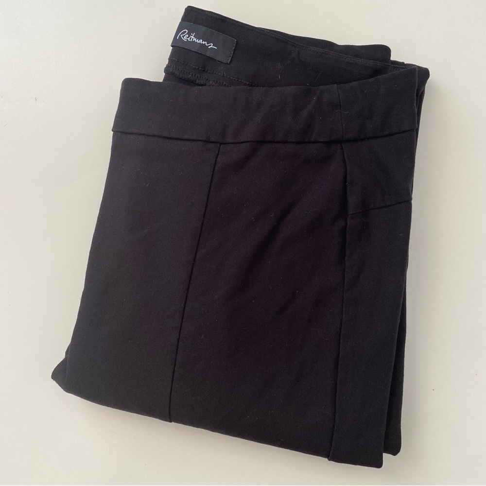 Reitmans black skinny leg office pants trousers size 6 womens